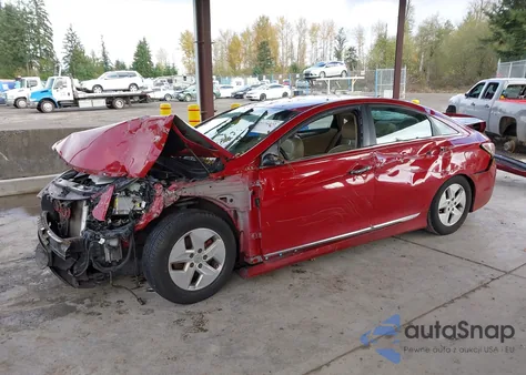 2012 Hyundai Sonata Hybrid z USA, uszkodzony, nr VIN KMHEC4A47CA046599